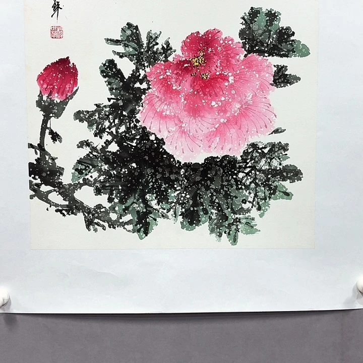 国画亲笔手绘放心去藏