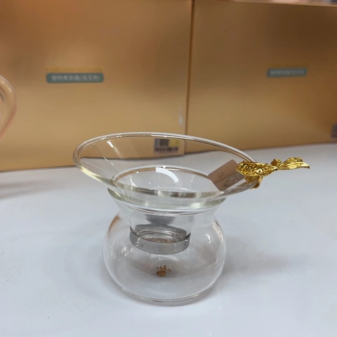 禾器金鱼不锈钢茶漏