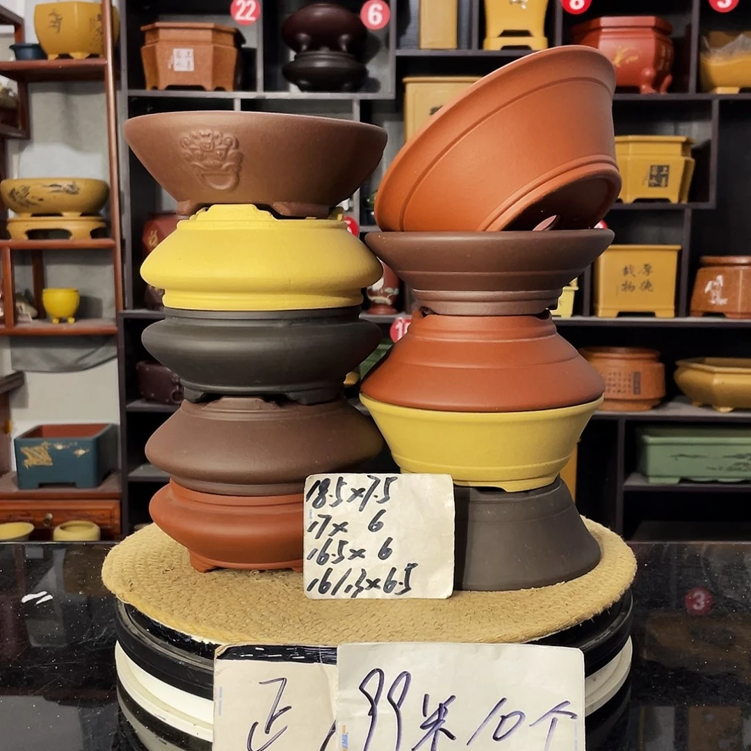 D-盆尚好紫砂花盆