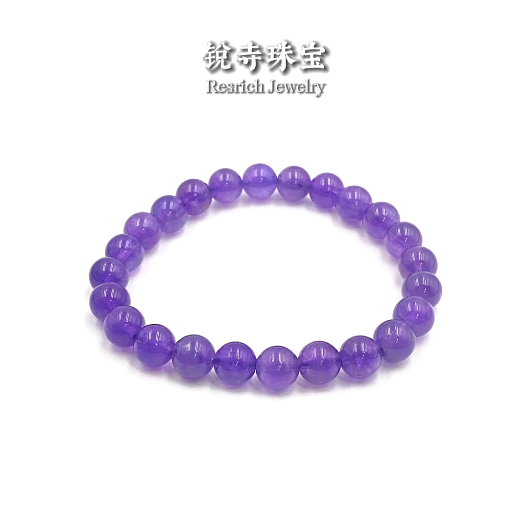 【破冰专属】天然紫水晶单圈手串/巴西-{多样性发货}