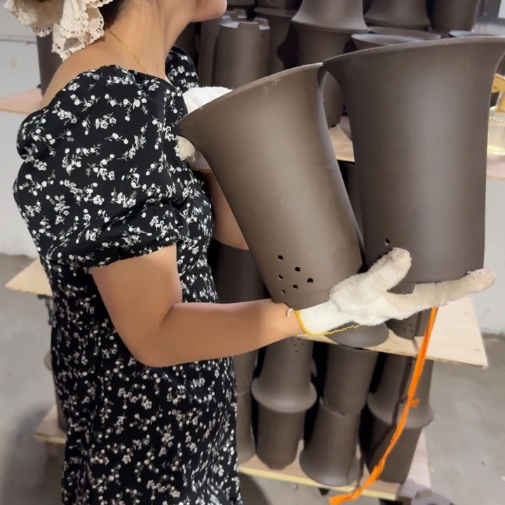 紫砂紫砂花盆破损补发