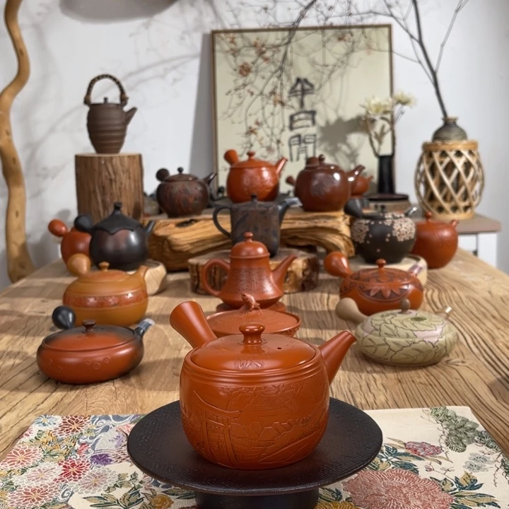 追***跑常滑舜园手作茶壶