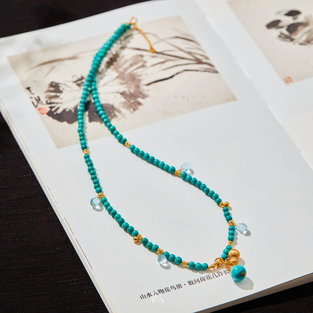 L【南笙】·似梓珠宝· 18k绿松项链 XYGD273466-A