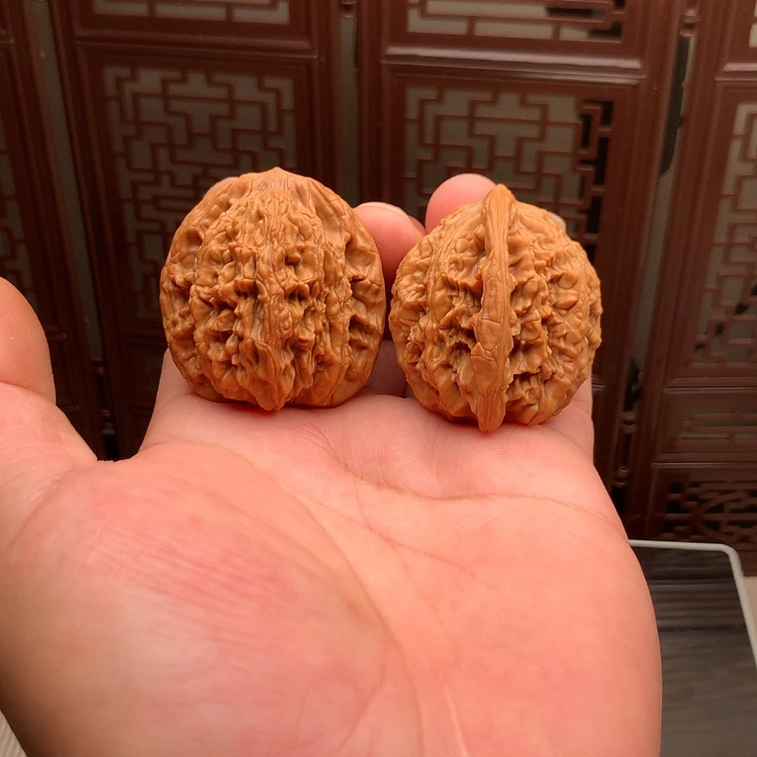 吊坠文玩核桃麦穗虎头
