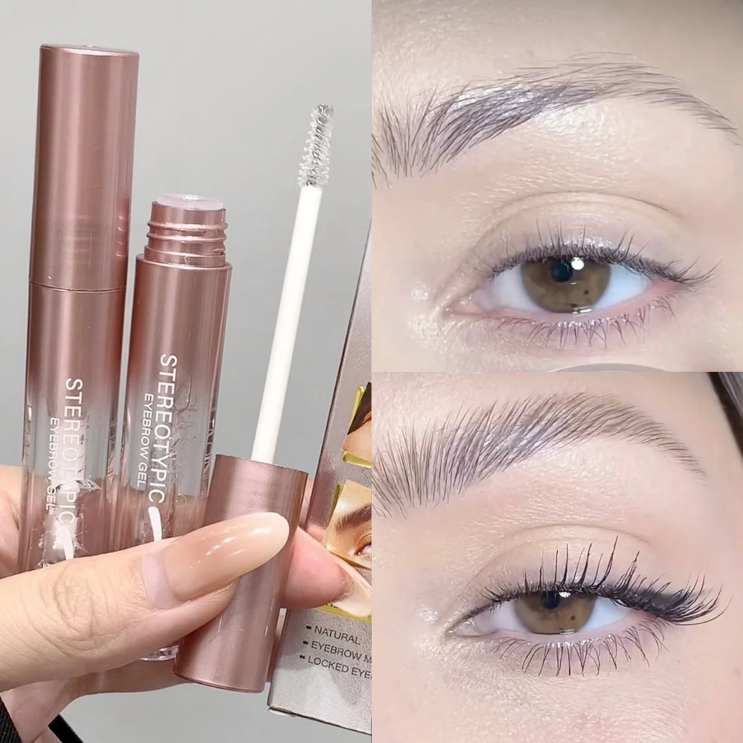 立体塑形定型眉胶眉毛雨衣透明无色根根野生眉防水速干初学者