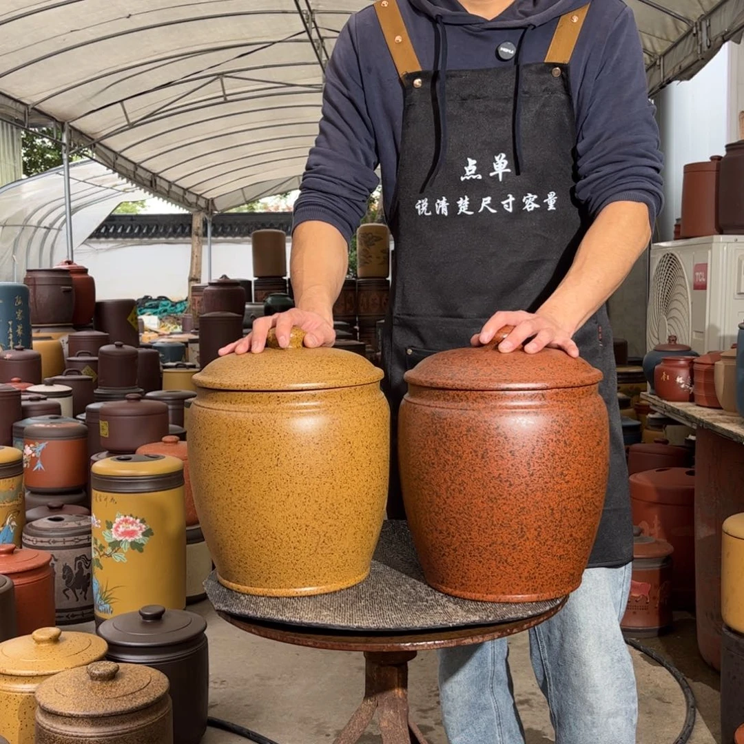 茶叶罐紫砂10 饼茶叶罐