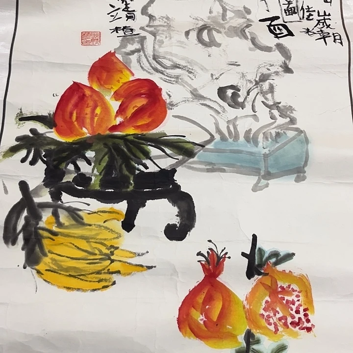 摆件，轴坏破损水渍都是正常的