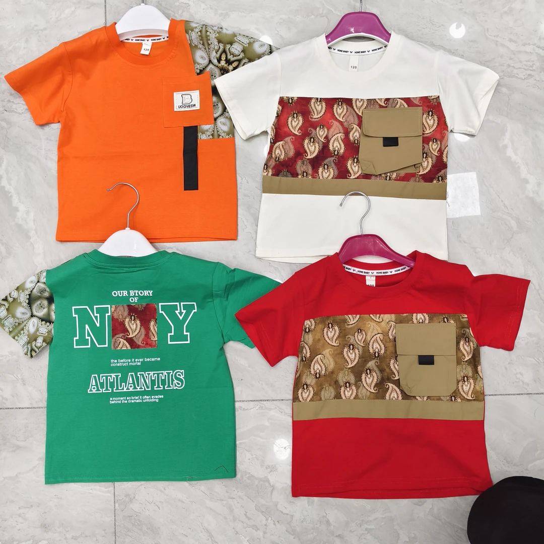 新款儿童男款T恤新款纯棉时尚