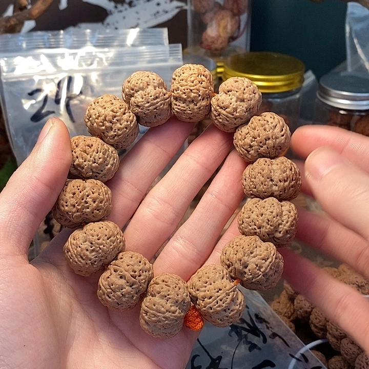 小***旭手串金刚菩提25星空六瓣超头天花板