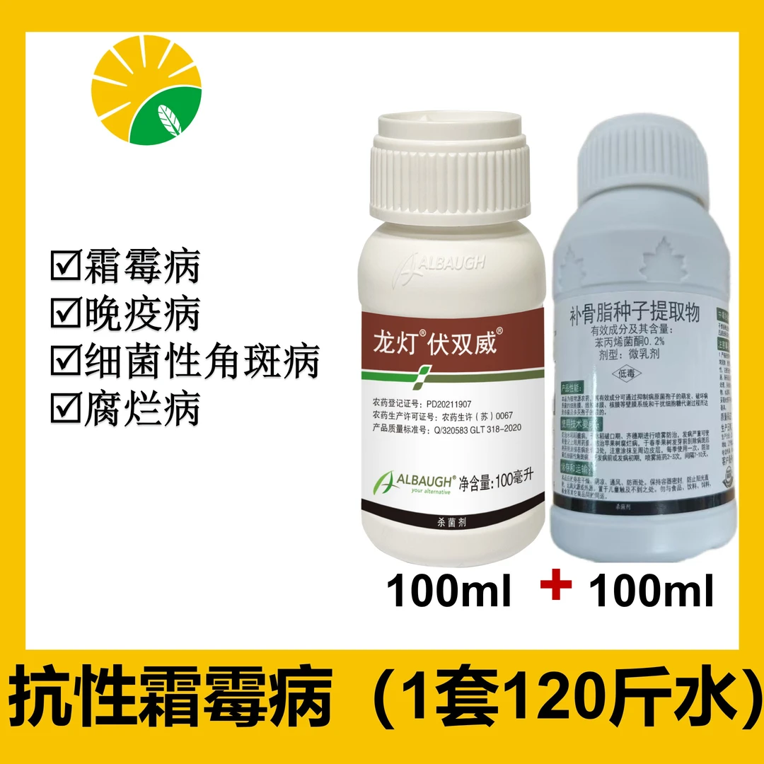 氟菌霜霉威+补骨脂种子提取物抗性霜霉病方案