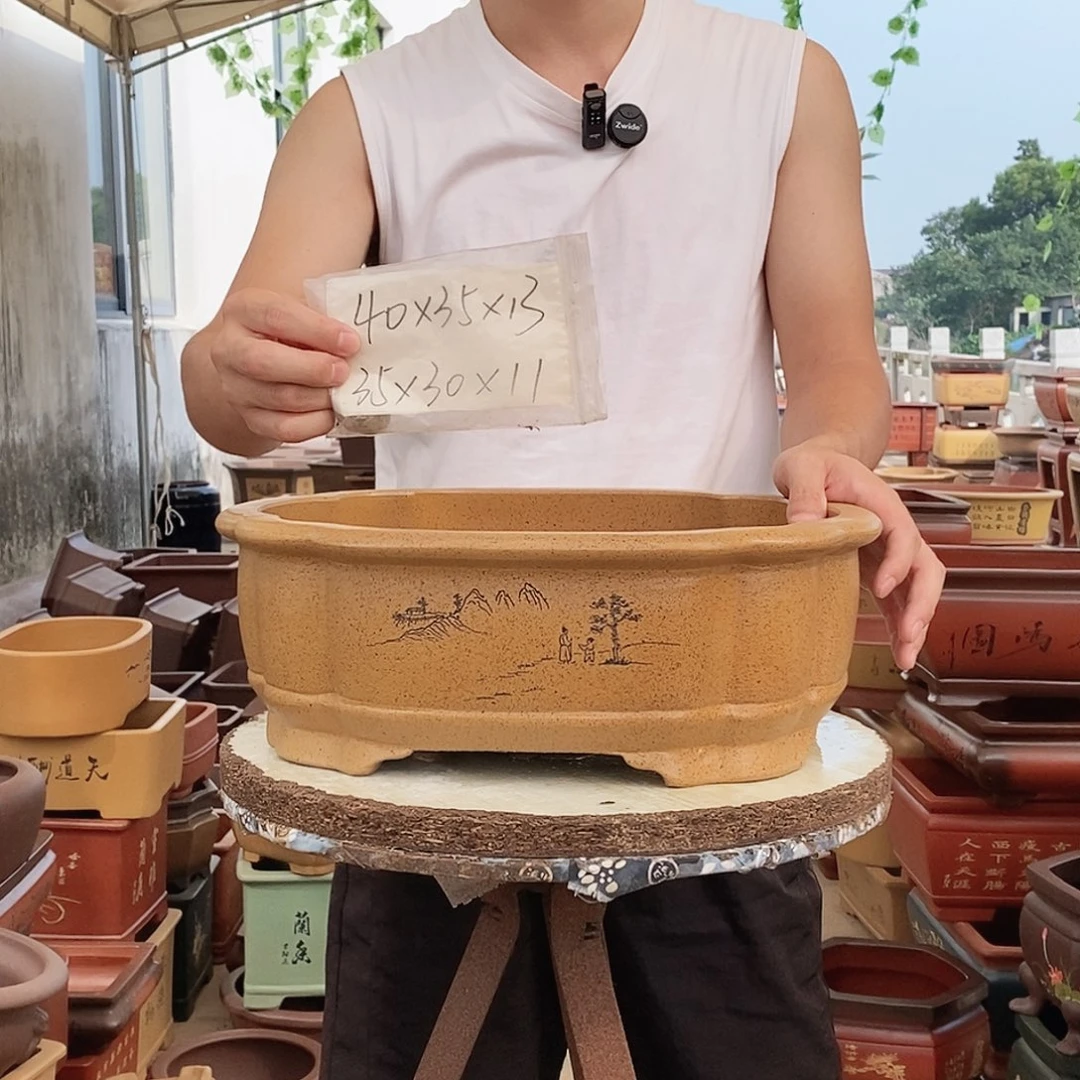 花盆段泥紫砂花盆
