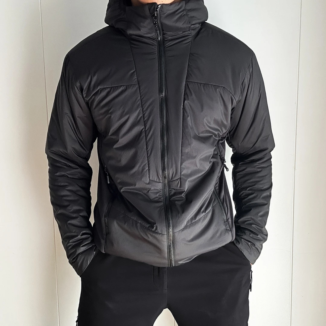 秋冬款户外通勤保暖亲肤科技连帽百搭棉服#防泼水保暖透气3D立裁