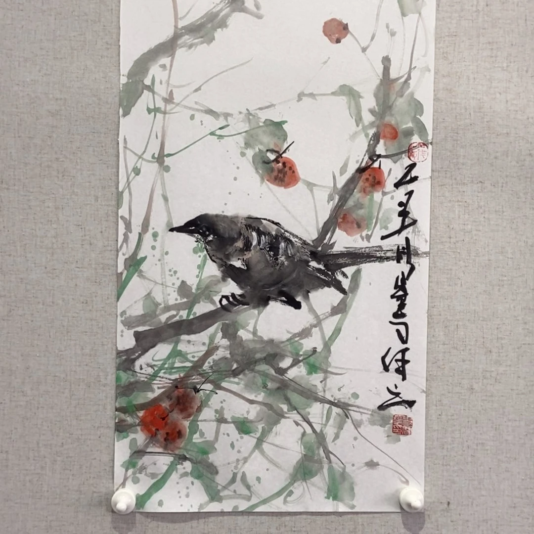 五***月国画墨鱼精品墨鱼精品