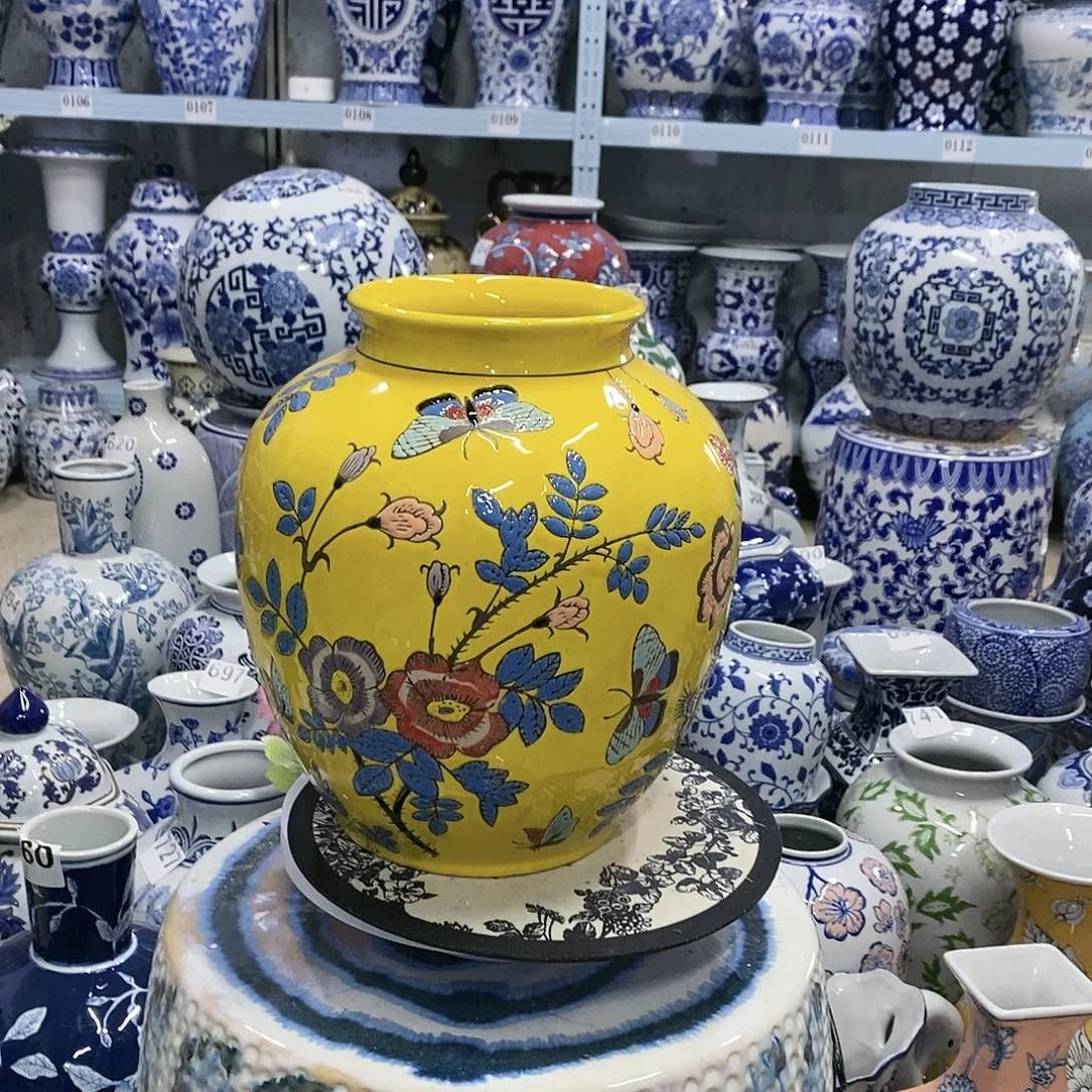 【闪购商品】摆件持****n大肚瓶瓷器…………………………