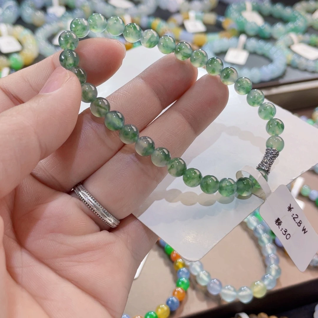 未镶嵌手链翡翠卡6舞动小精灵