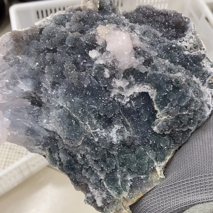 未镶嵌紫晶珠宝半成品