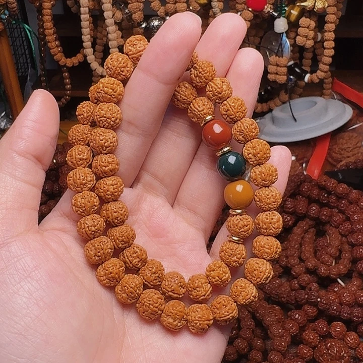 吊坠金刚菩提8双圈原皮