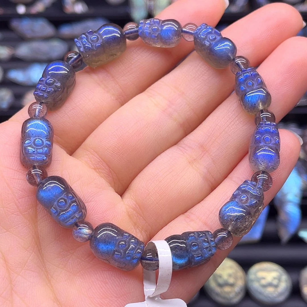 未镶嵌手串长石貔貅