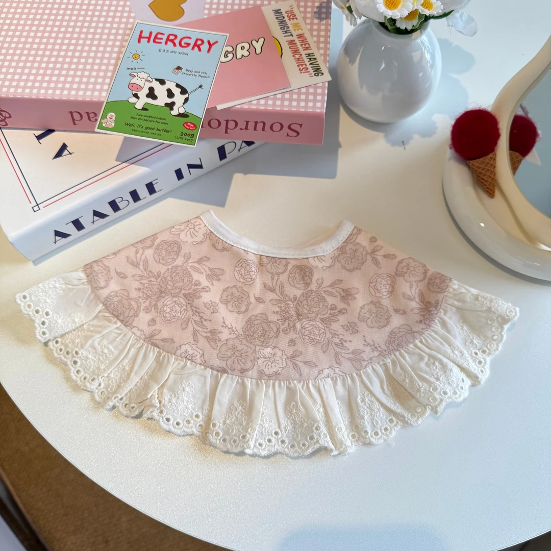 [267]侧标直播Ins婴儿口水巾宝宝围嘴柔软透气防吐奶围兜