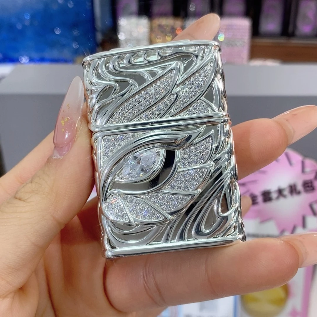 铜r***_zippo满钻眼中人带礼盒送全套礼品