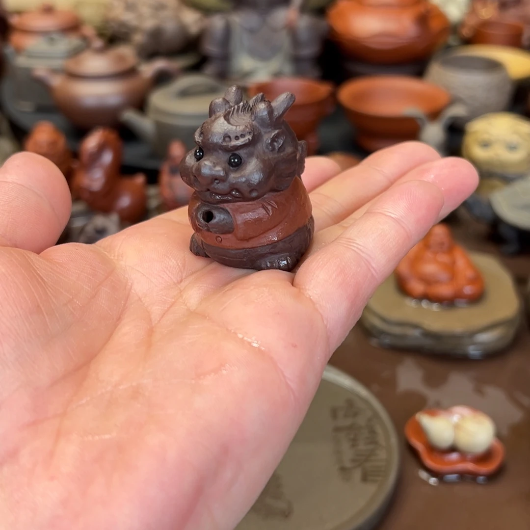 茶宠紫砂紫砂茶宠 香插 微瑕