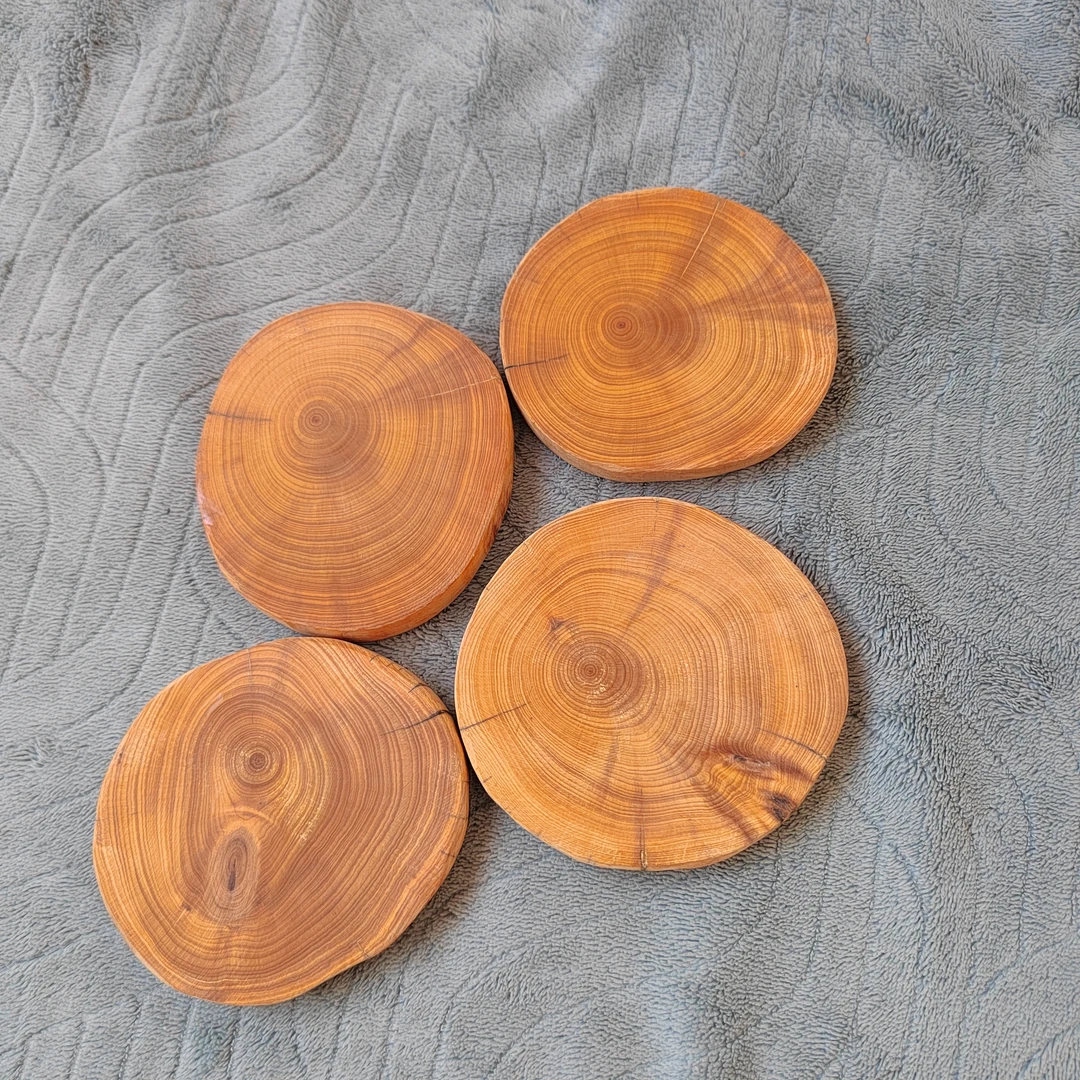 崖柏杯垫餐垫底座奶香浓郁隔热创意茶道防虫提神助眠车上除味垫