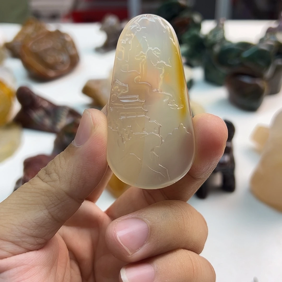 玛瑙/玉髓未镶嵌颈饰