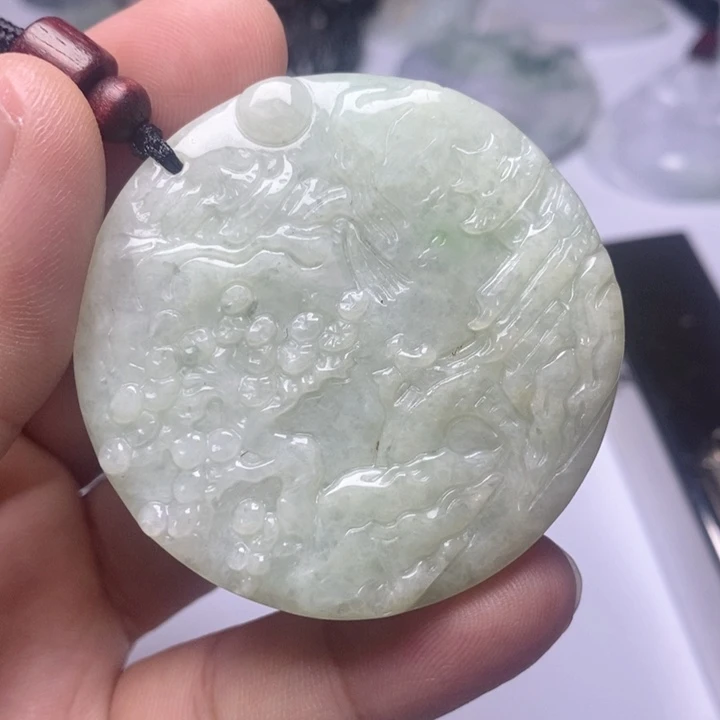 颈饰未镶嵌翡翠翡翠