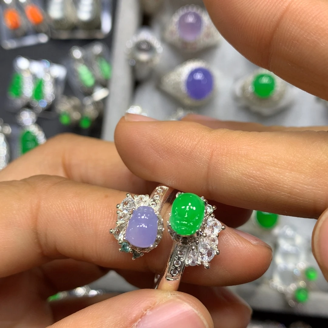 定制翡翠未镶嵌买断不退