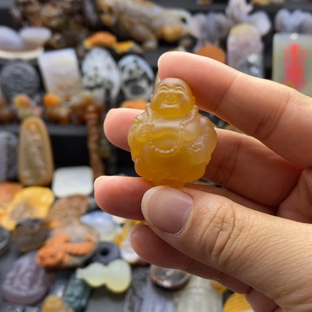 玛瑙/玉髓颈饰未镶嵌若**寒