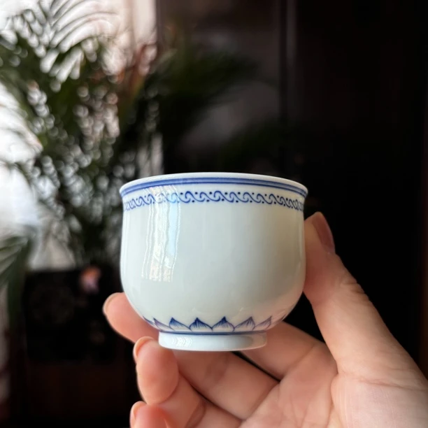 【南风】福利款 青花圆融主人杯 70cc