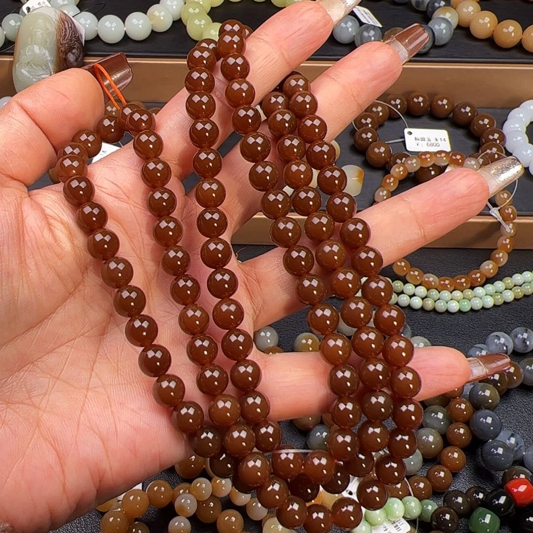 和田玉未镶嵌手链