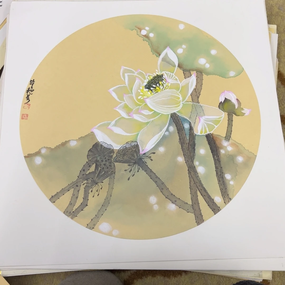 国画38-38卡纸作品艺