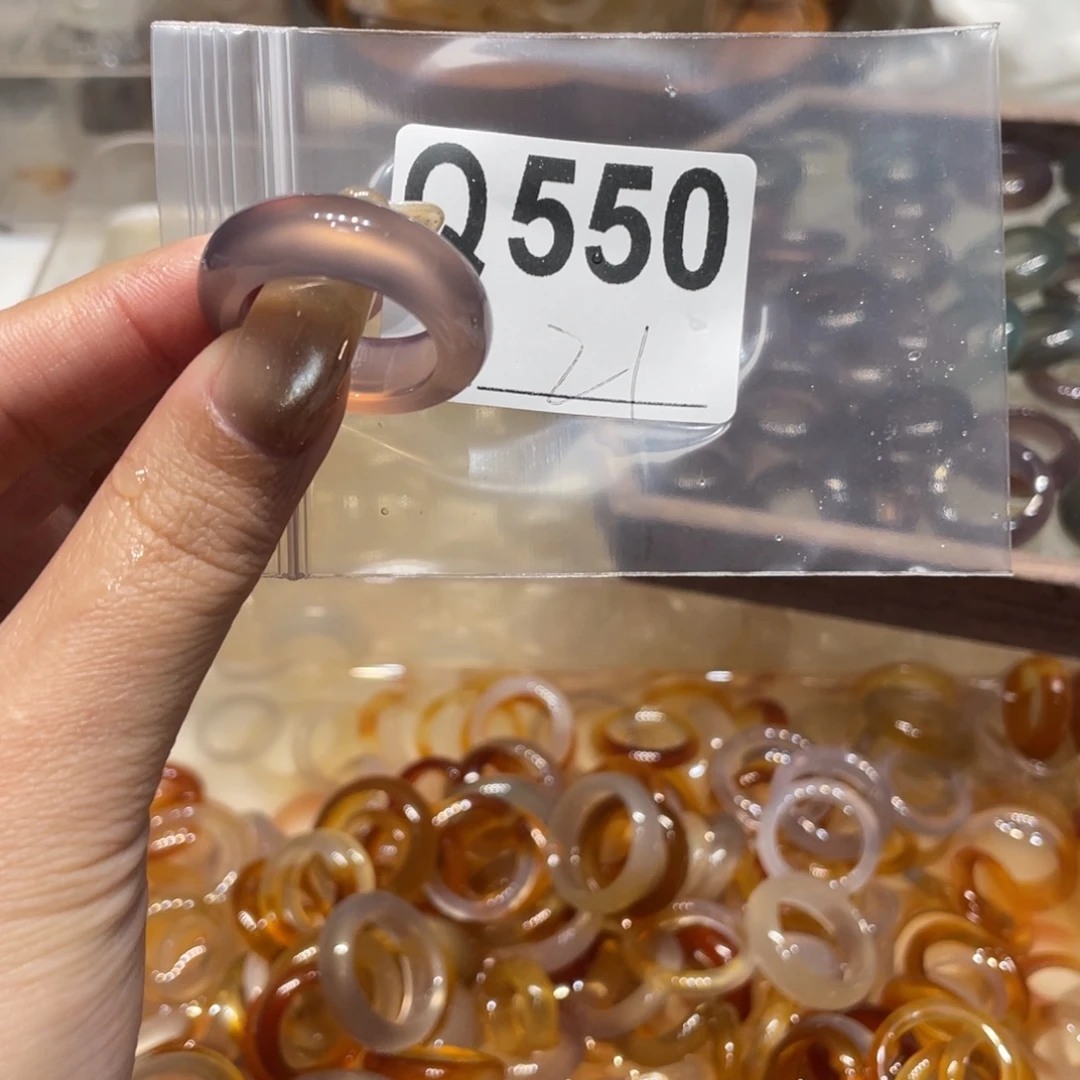 玛瑙/玉髓未镶嵌戒指550