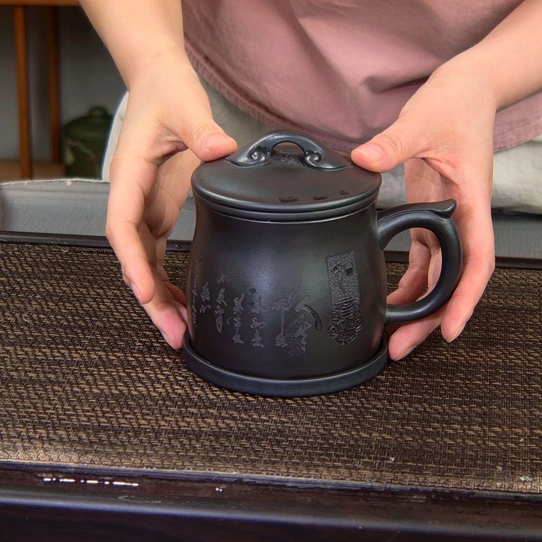 茶杯紫砂高货放漏