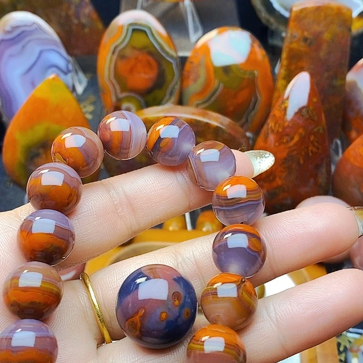 ****月玛瑙/玉髓未镶嵌手链
