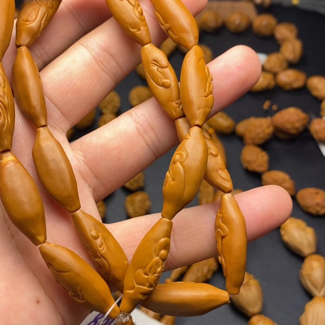 鼠***哥橄榄核手串/手链无相佛