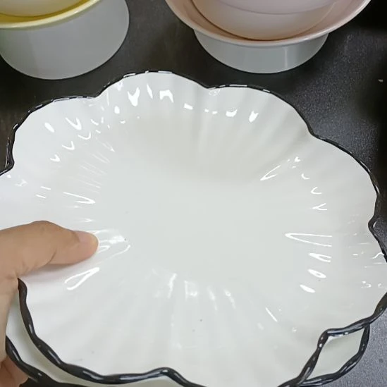 【喵爷专享】陶瓷福利-微瑕梅花盘2个