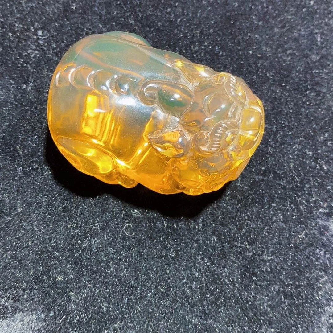 E***A蓝珀未镶嵌珠宝奇石