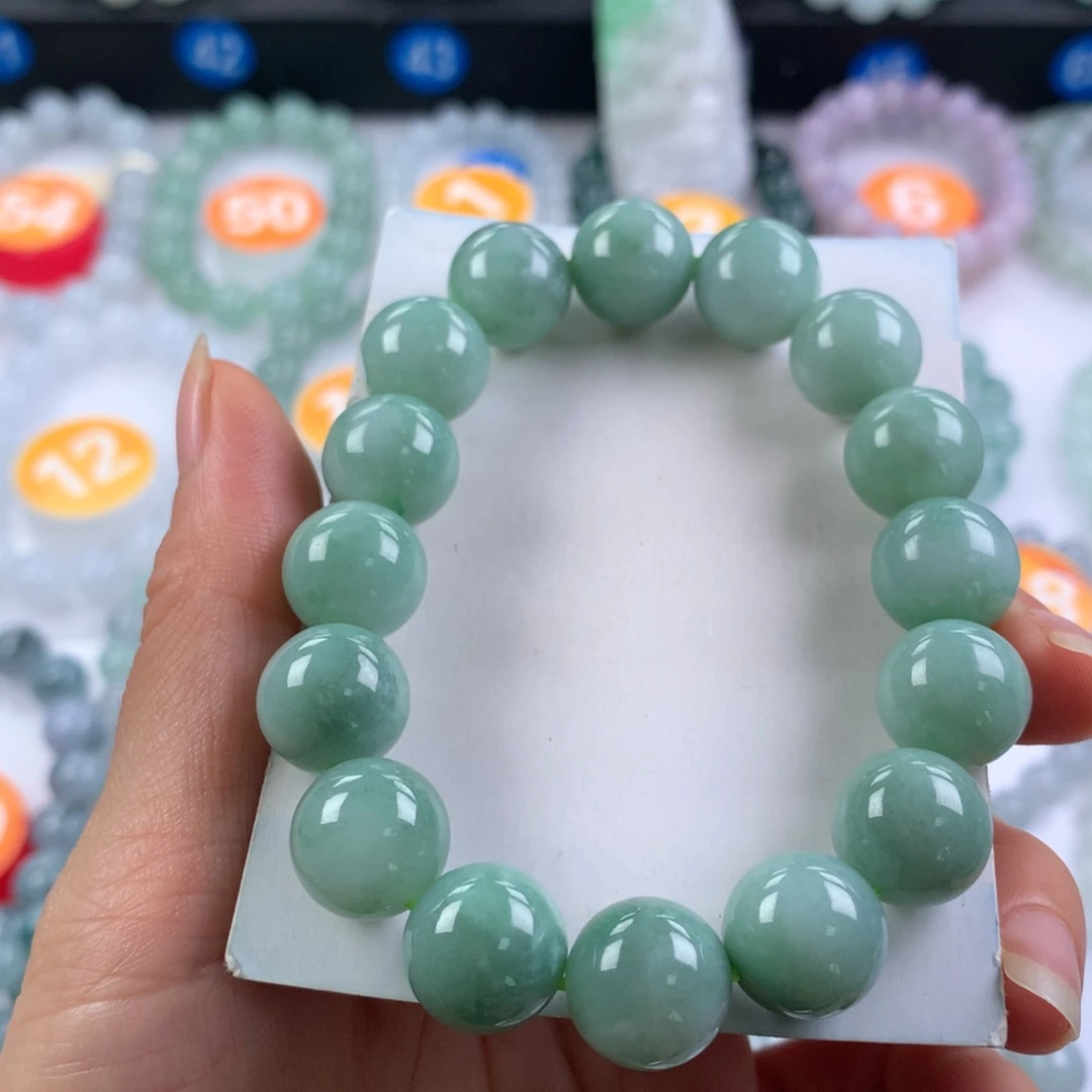 翡翠未镶嵌手链卡13