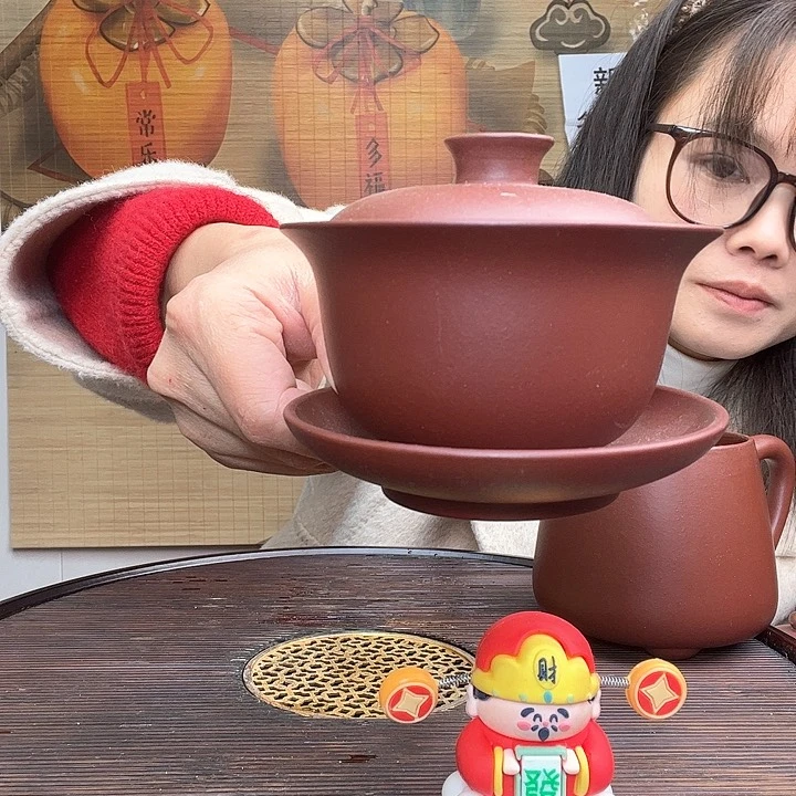 紫砂茶杯原矿紫砂杯