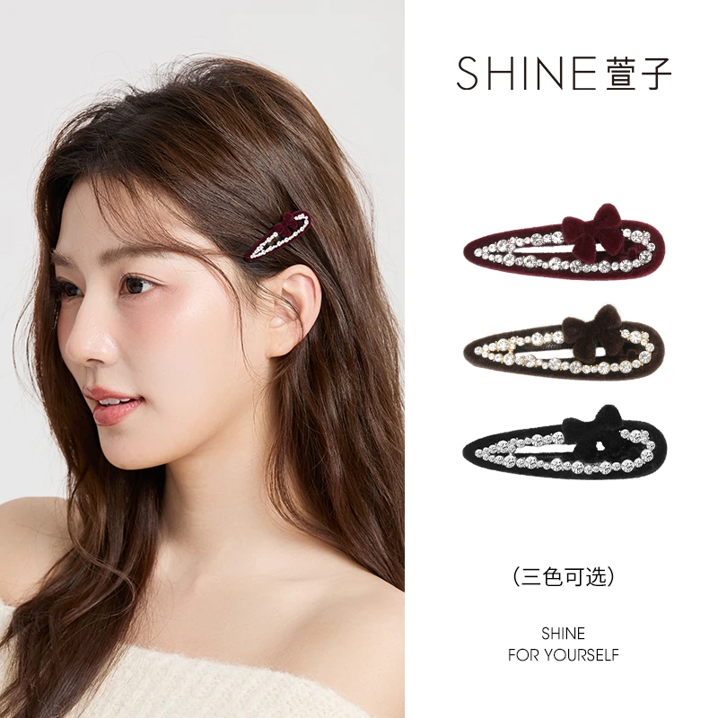 少女感多色边夹 小众原创设计感发夹拍照出片