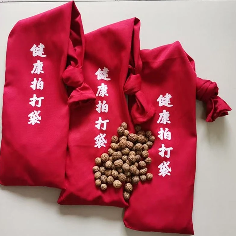 经络拍打甩袋中医养生小核桃敲打背部健康古法神器疏通筋络甩背袋