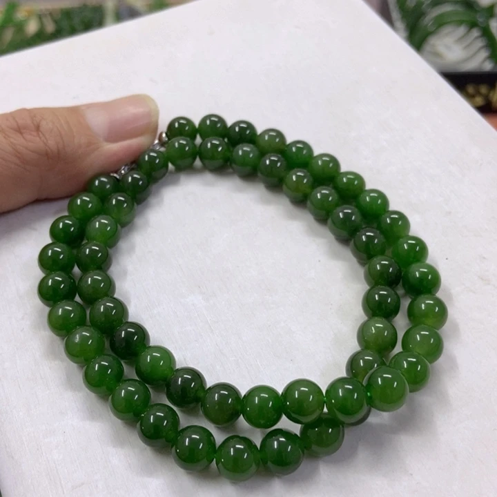 【闪购商品】和田玉（碧玉）未镶嵌颈饰11