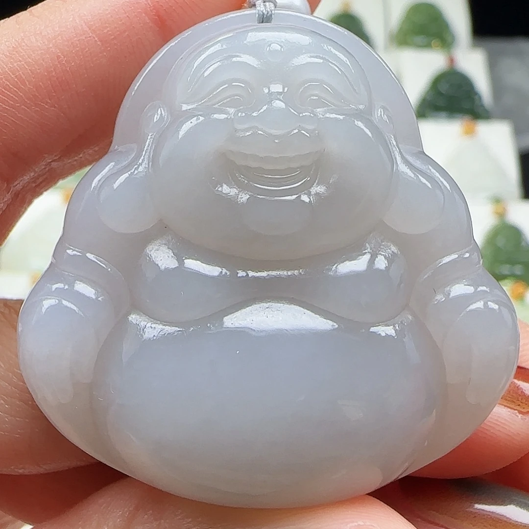 和田玉未镶嵌吊坠(赠链)