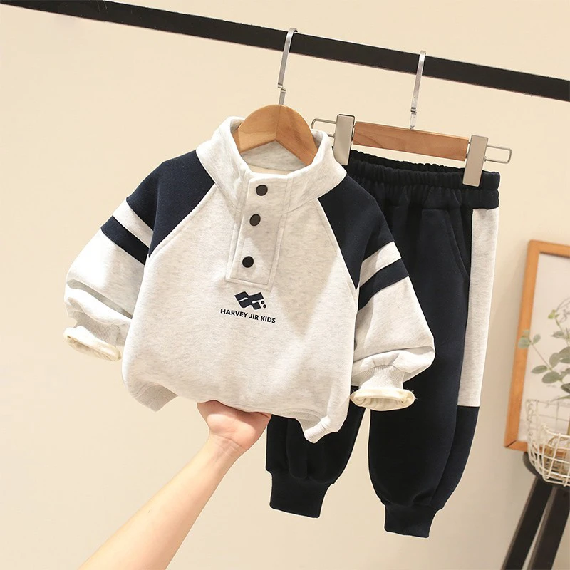 男童春秋套装2025新款儿童秋装运动两件套中小童秋季童装休闲