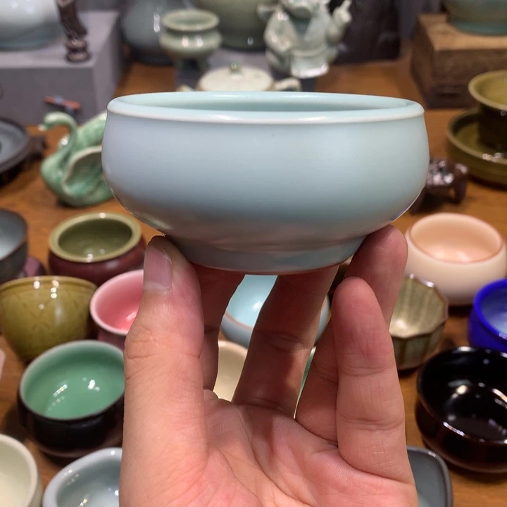 龙泉青瓷手工普洱杯