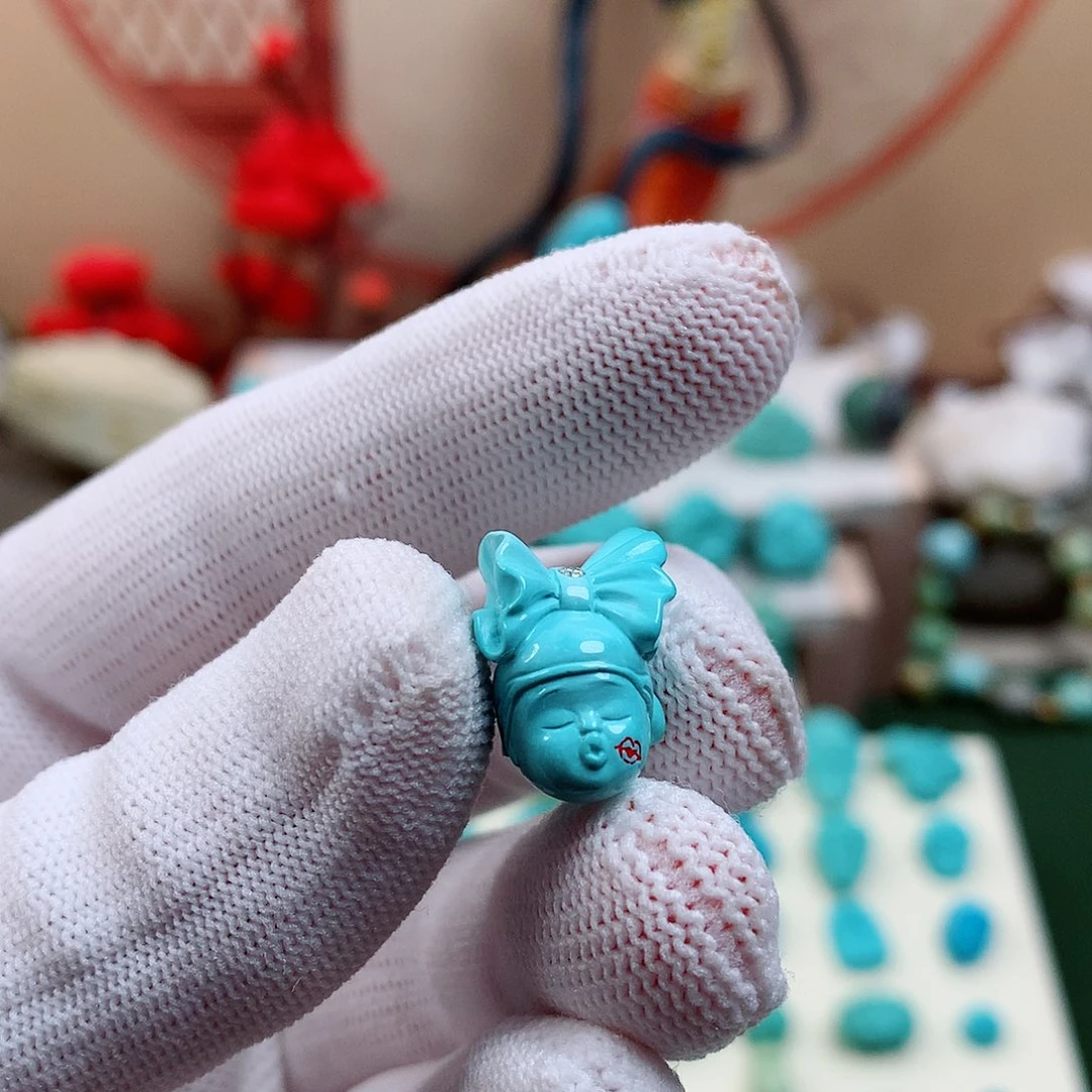 绿松石未镶嵌珠宝奇石