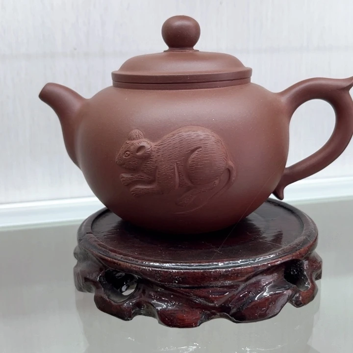 茶壶紫砂紫泥250毫升