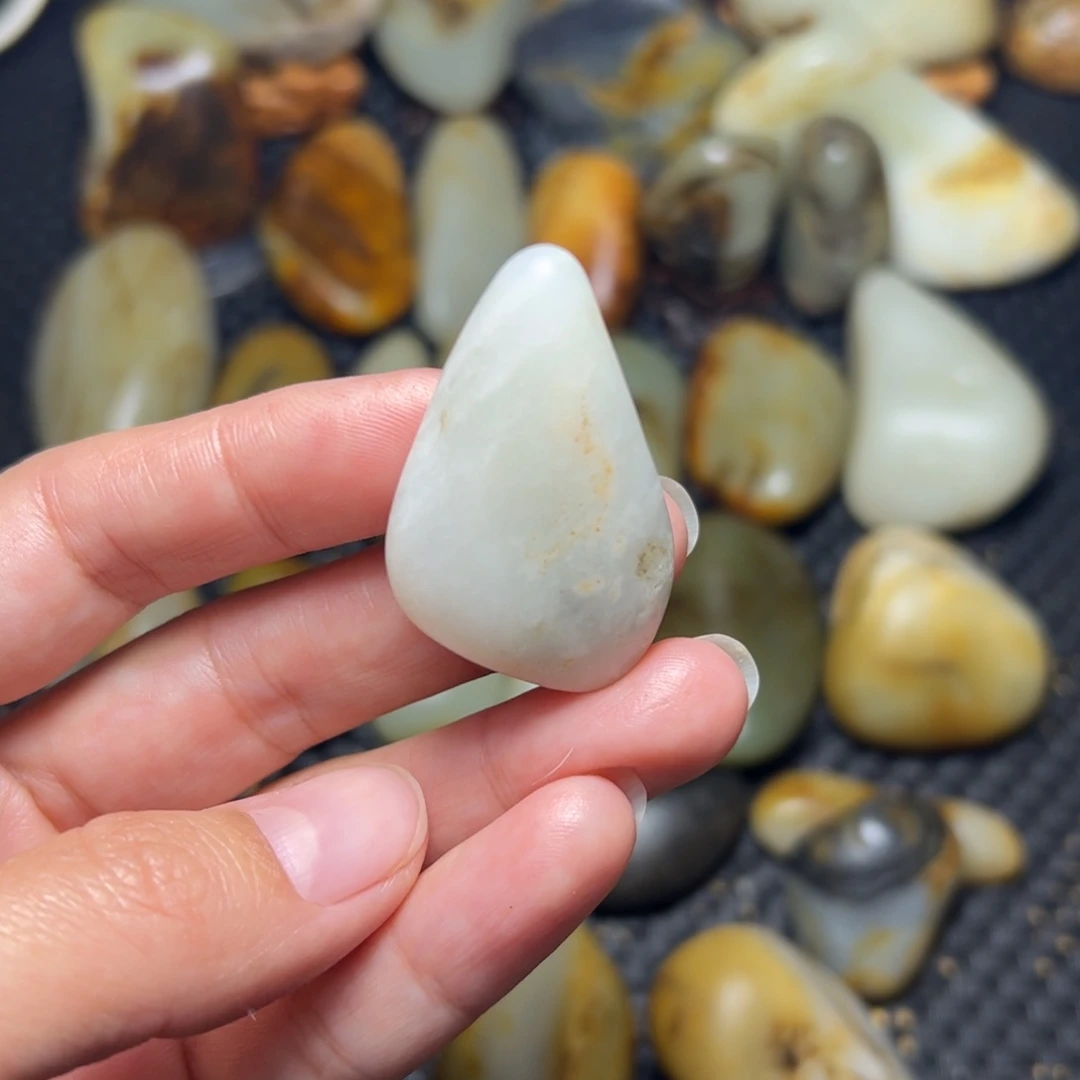 和田玉未镶嵌挂件90